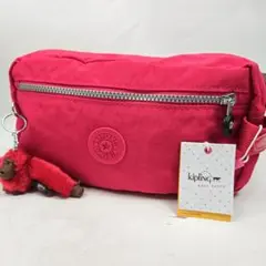 タグ付き未使用 Kipling セカンドバッグ キーホルダー付き 猿
