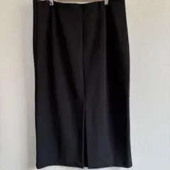 【美品】UNIQLO C クレープジャージーナロースカート ブラックXXL