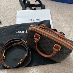 セリーヌ CELINE トリオンフキャンバス スモールボストン