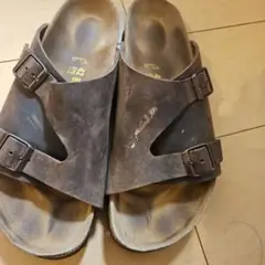 Birkenstock ブラウン サンダル 42　レザーサンダル