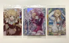 学マス　藤田ことね　ウエハース第二弾　4枚セット