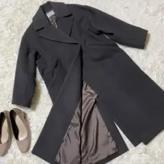 【美品】イエナ ロングコート ダークブラウン