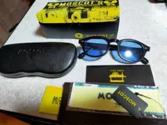 モスコットレムトッシュ ブルーレンズ サングラス MOSCOT LEMTOSH