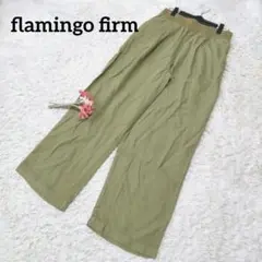 【flamingo firm】カジュアルパンツ イージーパンツ フリー カーキ