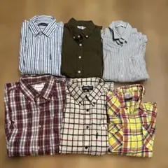シャツ　6点　まとめて　長袖×4 半袖×2