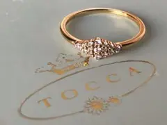 tocca K18 パヴェダイヤ リング