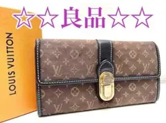 ✨良品✨ルイヴィトン ポルトフォイユ サラ イディール モノグラム ミニ 長財布