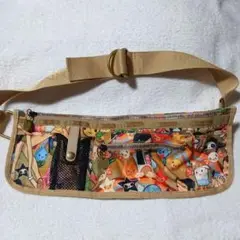【美品】LeSportsac レスポートサック ボディバッグ ドキドキコラボ