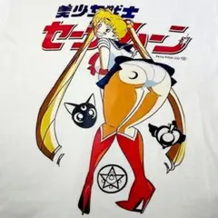 美少女戦士 セーラームーン Tシャツ XL 白 アニメ 月野うさぎ マーキュリー