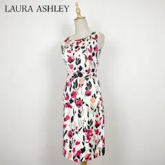 LAURA ASHLEY Occasion 花柄 ノースリーブ ワンピース