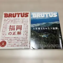 BRUTUS 873, 960 2冊セット