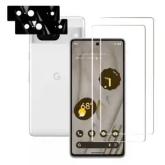 Google Pixel 7 5G 用のスクリーン保護ガラスフィルム 2枚