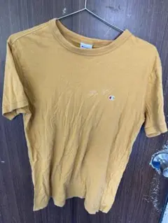 Champion マスタード Lサイズ Tシャツ