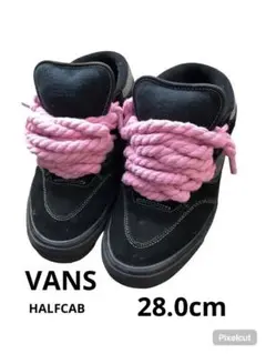 VANZバンズ HALFCABハーフキャブ リメイクレザー スニーカー