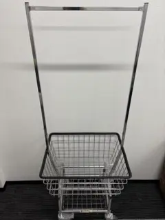 DULTON LAUNDRY CART WITH POLE RACK 046