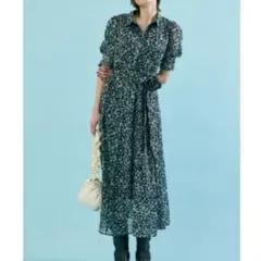 激レア MOUSSY ディズニー ミッキー バイカラー シャツ ロングワンピース 激レア MOUSSY ディズニー ミッキー バイカラー シャツ ロング