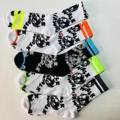 AIRWALK エアウォーク 靴下 5足　ロゴデザイン 男性 ソックス7952