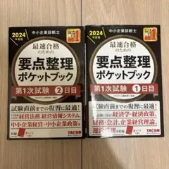 中小企業診断士 2024年度版 最速合格のための要点整理ポケット