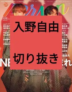 入野自由 TVガイド Person 切り抜き 抜けなし vol.156 最新号