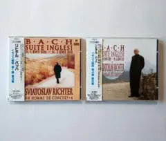 リヒテルの演奏によるバッハ: イギリス組曲 第1,3番 &第4,6番 CDセット