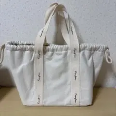 Francfranc フランフラン ロゴ 2WAY ランチバッグ アイボリー
