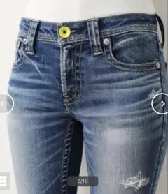Rodeo Crowns ダメージ加工スキニーデニムサイズ25
