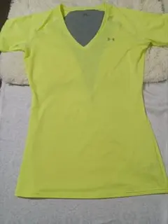 Under Armour 蛍光イエロー テニスウェア L