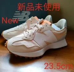 ★【新品未使用】ニューバランスWS327RB 23.5cm BEIGE/BLUE