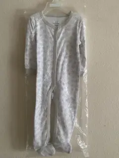 ベビー服外袋未開封未使用　カナダ　前開きロンパース　ニュアンスカラー（男女兼用）