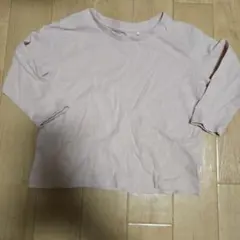 長袖シャツ　薄ピンク