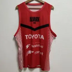 ALVARK TOKYO バスケットボール ユニフォーム 赤