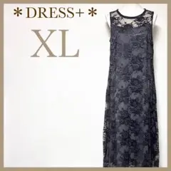 ＊DRESS＋＊ドレスプラス パーティードレス ロングワンピース ノースリーブ