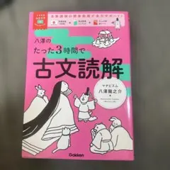 八澤のたった3時間で古文読解