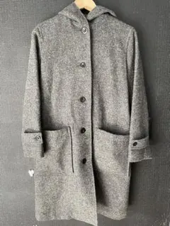 MHL. ウールフーデッドコート ダークグレー Ⅰ