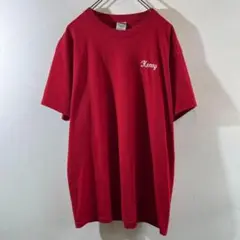 T-164 Jerzees Tシャツ L Kenny刺繍 レッド