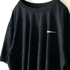 ナイキ NIKE ロゴ Tシャツ L ブラック 黒 古着総柄