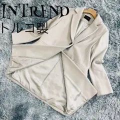 M461【INTREND/マックスマーラー・トルコ製】チェスターコート・ロング