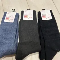 ユニクロ　ヒートテックメンズソックス 3足セット