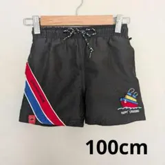 100cm キッズ 子供 水着 サーフ 黒 プール 海