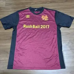 RushBall 2017 Tシャツ ワインレッド/ブラック