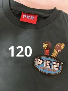 120サイズ　PEZ キャラクター　グリーンTシャツ