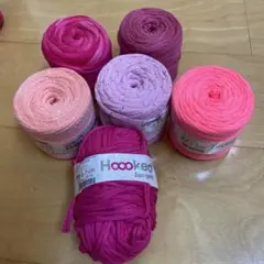 Hoooked Zpagetti ズバケッティTシャツヤーンピンク系 6個セット