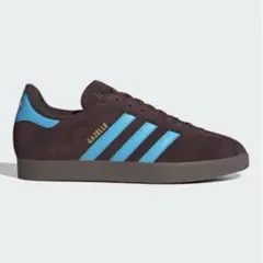 adidas Gazelle ブラウン/ブルー スニーカー