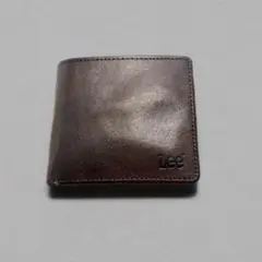 【新品未使用】Lee 二つ折り財布 ブラウン・箱なし