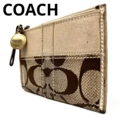 【美品】COACH コーチ シグネチャー 小銭入れ コインケース