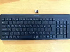 ELECOM ワイヤレスキーボード TK-QT30DMBK