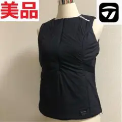 美品 テーラーメイド◆撥水 防風 ベスト レディース◆ブラックMサイズ