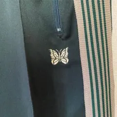 極美品!Needles トラックパンツ 21awダークグリーン zip