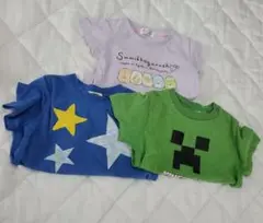 あるめるさん専用 すみっコぐらし 星プリントとマイクラ Tシャツ 3点セット