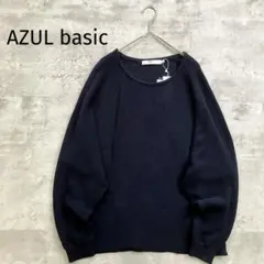 【美品】AZUL basic アズールベーシック ドルマンニット 長袖 L